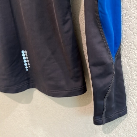 Sugoi Blue 1/4 Zipper Running/Biking Jacket With Fleece Insulation In Size S/P - Picture 10 of 12